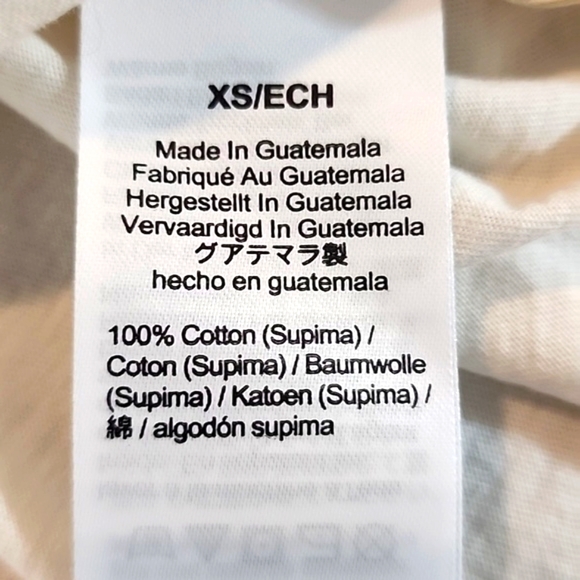 Madewell Flutter sleeve supima cotton ivory top size XS - Picture 4 of 5